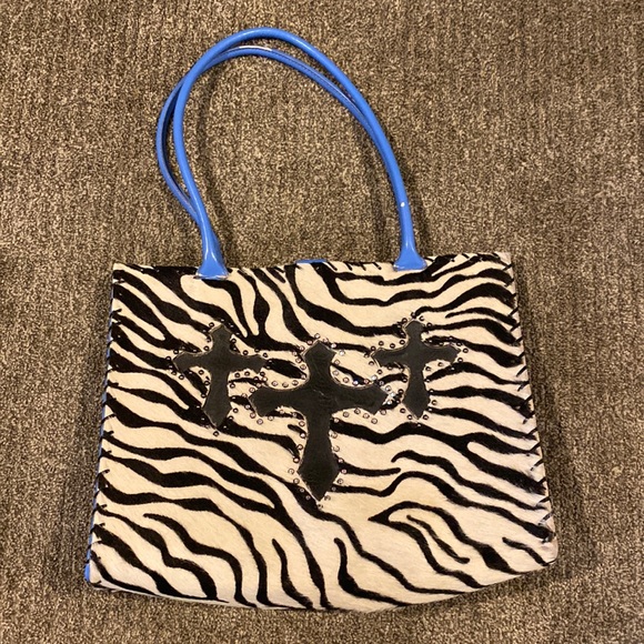 Zebra Purse Tote - Picture 1 of 8